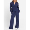image:imageANRABESS Two Piece Sets For Women Fall Lounge Travel Airport OutfitsNavy Blue