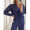 image:imageANRABESS Two Piece Sets For Women Fall Lounge Travel Airport OutfitsNavy Blue