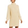 image:imageANRABESS Women Oversized Cowl Neck Fall Long Sleeve Sweater DressApricot