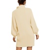 image:imageANRABESS Women Oversized Cowl Neck Fall Long Sleeve Sweater DressApricot