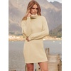 image:imageANRABESS Women Oversized Cowl Neck Fall Long Sleeve Sweater DressApricot