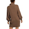 image:imageANRABESS Women Oversized Cowl Neck Fall Long Sleeve Sweater DressCamel