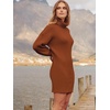 image:imageANRABESS Women Oversized Cowl Neck Fall Long Sleeve Sweater DressCaramel