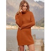 image:imageANRABESS Women Oversized Cowl Neck Fall Long Sleeve Sweater DressPumpkin