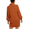 image:imageANRABESS Women Oversized Cowl Neck Fall Long Sleeve Sweater DressPumpkin