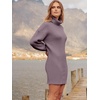 image:imageANRABESS Women Oversized Cowl Neck Fall Long Sleeve Sweater DressPurple