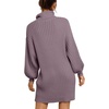 image:imageANRABESS Women Oversized Cowl Neck Fall Long Sleeve Sweater DressPurple
