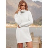 image:imageANRABESS Women Oversized Cowl Neck Fall Long Sleeve Sweater DressWhite