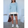 image:imageANRABESS Women Oversized Sweatshirts Fall Outfits with ThumbholeBlue White Striped