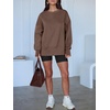 image:imageANRABESS Women Oversized Sweatshirts Fall Outfits with ThumbholeDeep Brown