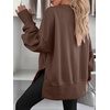 image:imageANRABESS Women Oversized Sweatshirts Fall Outfits with ThumbholeDeep Brown