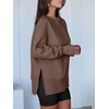 image:imageANRABESS Women Oversized Sweatshirts Fall Outfits with ThumbholeDeep Brown