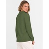 image:imageANRABESS Women Polo V Neck Lightweight Fall SweatersArmy Green