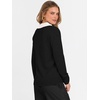 image:imageANRABESS Women Polo V Neck Lightweight Fall SweatersBlack White