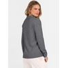 image:imageANRABESS Women Polo V Neck Lightweight Fall SweatersDark Gray
