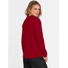 image:imageANRABESS Women Polo V Neck Lightweight Fall SweatersLight Red