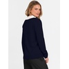 image:imageANRABESS Women Polo V Neck Lightweight Fall SweatersNavy White