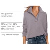 image:imageANRABESS Women Polo V Neck Lightweight Fall SweatersNutmeg