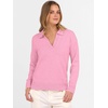 image:imageANRABESS Women Polo V Neck Lightweight Fall SweatersPink