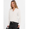 image:imageANRABESS Women Polo V Neck Lightweight Fall SweatersWhite