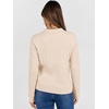 image:imageANRABESS Womens Cable Knit Sweaters Long Sleeve Polo Fall OutfitsParchment Beige