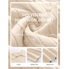 image:imageANRABESS Womens Cable Knit Sweaters Long Sleeve Polo Fall OutfitsParchment Beige