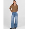 image:imageANRABESS Womens Cable Knit Sweaters Long Sleeve Polo Fall OutfitsTan