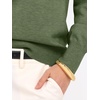 image:imageANRABESS Womens Fall Long Sleeve V Neck Lightweight Sweaters TopArmy Green