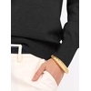 image:imageANRABESS Womens Fall Long Sleeve V Neck Lightweight Sweaters TopBlack