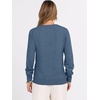 image:imageANRABESS Womens Fall Long Sleeve V Neck Lightweight Sweaters TopDeep Blue