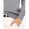 image:imageANRABESS Womens Fall Long Sleeve V Neck Lightweight Sweaters TopGrey