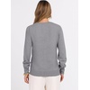image:imageANRABESS Womens Fall Long Sleeve V Neck Lightweight Sweaters TopGrey