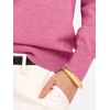image:imageANRABESS Womens Fall Long Sleeve V Neck Lightweight Sweaters TopHot Pink