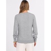 image:imageANRABESS Womens Fall Long Sleeve V Neck Lightweight Sweaters TopLight Grey