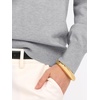 image:imageANRABESS Womens Fall Long Sleeve V Neck Lightweight Sweaters TopLight Grey