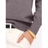 image:imageANRABESS Womens Fall Long Sleeve V Neck Lightweight Sweaters TopNutmeg