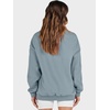 image:imageANRABESS Womens Mock Neck Sweatshirt Oversized PulloverDeep Blue