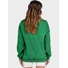 image:imageANRABESS Womens Mock Neck Sweatshirt Oversized PulloverGreen