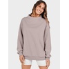 image:imageANRABESS Womens Mock Neck Sweatshirt Oversized PulloverKhaki