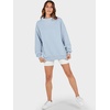 image:imageANRABESS Womens Mock Neck Sweatshirt Oversized PulloverLight Blue