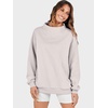 image:imageANRABESS Womens Mock Neck Sweatshirt Oversized PulloverLight Grey
