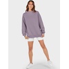 image:imageANRABESS Womens Mock Neck Sweatshirt Oversized PulloverNutmeg