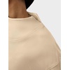 image:imageANRABESS Womens Mock Neck Sweatshirt Oversized PulloverParchment