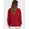 image:imageANRABESS Womens Mock Neck Sweatshirt Oversized PulloverRed