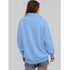 image:imageANRABESS Womens Oversized Sweatshirt Mock Neck Henley 2026 Fall OutfitsBright Blue
