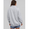 image:imageANRABESS Womens Oversized Sweatshirt Mock Neck Henley 2026 Fall OutfitsLight Grey
