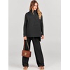 image:imageANRABESS Womens Oversized Turtleneck Sweater SetsBlack