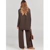 image:imageANRABESS Womens Oversized Turtleneck Sweater SetsChocola