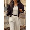 image:imageANRABESS Womens Thermal Shirts Henley Long Sleeve Fleece Tops Basic TeeBeige