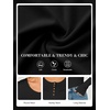 image:imageANRABESS Womens Thermal Shirts Henley Long Sleeve Fleece Tops Basic TeeBlack